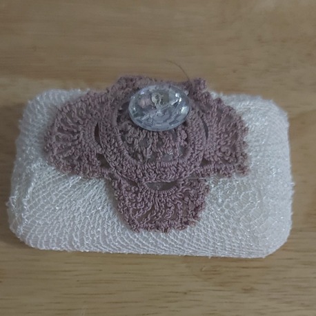 CDFWjVb Küçük El Yapım Süs Kokulu Banyo Dantelli Sabun Maksimum Keyif Estetik Mutluluk 1 Adet