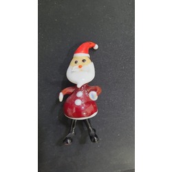 ASANTCLA Noel Baba Cam El Yapım Yılbaşı Yeni Yıl Biblo Hediyelik 7cm 1 Adet