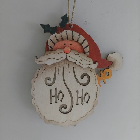 BB0DGNV5JJY El Sanatları İçin Küçük Noel Baba Asılı Süs Ağaç İçin Ev Dekorasyon 1 Adet