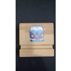 A60850278476 Otobüs Çocuk Oda Dekorasyon Dikey Yatay Telefon Stand Ahşap El Yapım 1 Adet