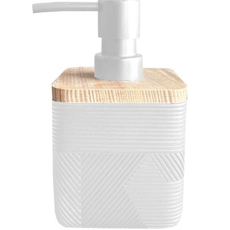 D-21120 Madera Sıvı Sabunluk, Beyaz Banyo