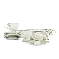 P367.389314 Lotus 2'li Kahve Fincan Set 90cc Butik Porselen Mutfak Sofra