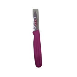 AR40025L Sivri Ağız Basic Sebze Meyve Soyma Bıçağı 8cm metal bıçak 1 adet Pembe
