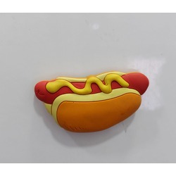 A27749966 5x3cm Sosisli Sandviç Hardallı Biblo Magnet Canlı Renk Hot Dog Çocuk 1 Adet