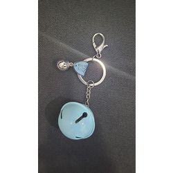 AB08PSYYZ21 Bells Renkli Güçlü Loud Çan İyi Şanslar El Yapımı Smile Anahtarlık 1 Adet