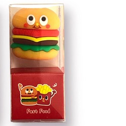 1KK7706 Gift Point Fast Food Kalemtıraş Kırtasiye Hediyelik Hamburger 1 Adet