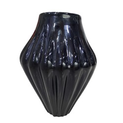 SIYVAZCCCC Siyah Vazo 29x20, ağız çap 10cm, taban 8cm 1 Adet