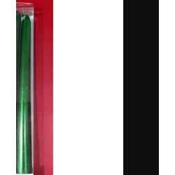 A8682998843443 Candle Tapered Yeşil Şamdan Mum Türkiye Horizon 26cm 1 Adet