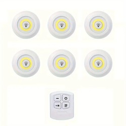 CY131170 Beyaz Uzaktan Kumandalı 6 Işıklı LED Dolap Altı Aydınlatma