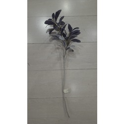 33-2105 Yapay Çiçek Kuzu Kulağı Lamb's Ear Spray Flocked 28inch Dark Blue 1 Adet