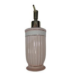 TR-107PEMBE Lotion Dispenser Sıvı Sabunluk Pembe Yükseklik 19cm, Üstten 8cm, Alt taban 6cm