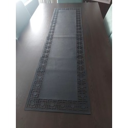 E6741098 Runner 125x35cm Suni Deri Arkası Süet Ev Dekorasyon 1 Adet
