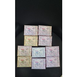 LPH-07-1 Karton Hediyelik Kutu Bisiklet Kelebek Çiçek Rastgele 10x7x6cm Ahşappp 1 Adet