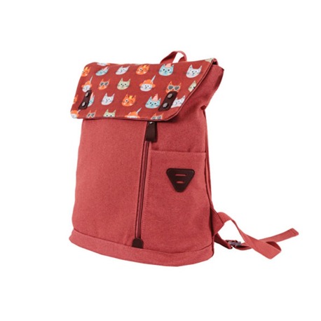 BGD8681126436168 Design Cats Vintage Laptop Sırt Çanta Pembe 1 Adet