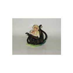 32.FRP.FZ.02013BE Franz Collection Monkey Porselen Biblo