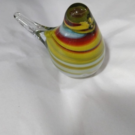 200318122025 Cam Kuş Yükseklik 8,5CM UZUNLUK KUYRUK DAHİL 10CM