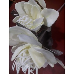 1LF-12540D Gelin Çiçeği Yapay Krem 90cm Decorative Dekoratif Çiçek Dal Dore 1 Adet