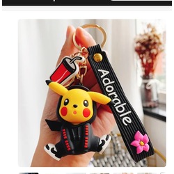 PICAGP-2724 Gift Point Anahtarlık Hediyelik Silikon Çanta Aksesuarı Pokemon Pikachu Hoodie 1 Adet