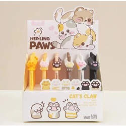 PEN-ZF3615 Giftpoint Kırtasiye Aralık 2023 Hediyelik Pet Gift Karikatür Pati 1 Adet Mix Kalem