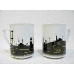 LUYANO.0411 Cats By LYN Kupa İstanbul 200cc Porselen Beyaz Tekli
