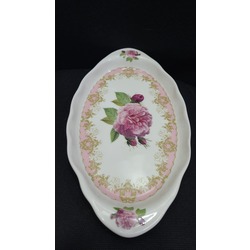 ENG-RK079 Roy Kirkham 2012 England Fince Bone China Vintage Rose Tepsi 1 Adet