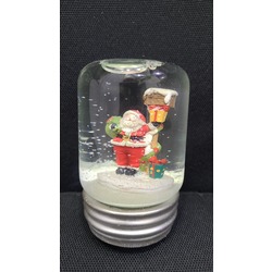 NGP-2010 Kavanoz Kar Küre Mutlu Noel Baba Yılbaşı Design Fanus Konsept 1 Adet