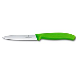 VT 6.7706.L114 Mutfak SwissClassic 10cm Soyma Bıçağı Yeşil Sivri Uçlu