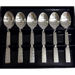 097SP92D6MSP Çay Kaşığı Seti 6 Parça Paslanmaz Çelik 10cm 