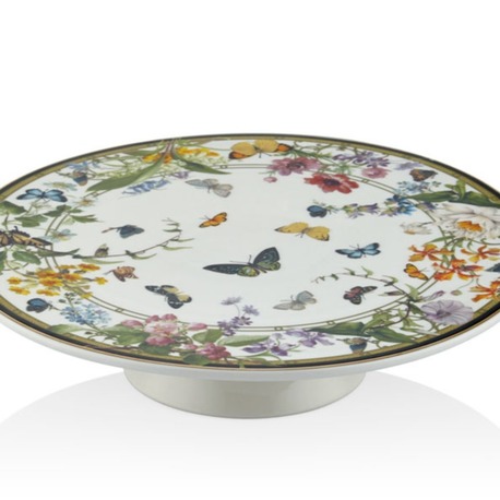 1BSF-1881MG Muse Garden Kek Stand 26x9,5cm Porselen Kelebek 1 Adet