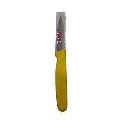 AR4002SSA Sivri Ağız Basic Sebze Meyve Soyma Bıçağı 8cm metal bıçak 1 adet Sarı