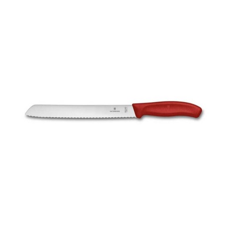 VT 6.8631.21B Victorinox Mutfak 21cm Kırmızı Ekmek Bıçak Blisterli Paket SwissClassic 1 Adet