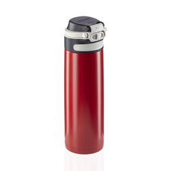 57MTR014773 Leifheit Termos 600ml Kırmızı Matara Sofra Yalıtım Kupa 6 Saat Sıcak