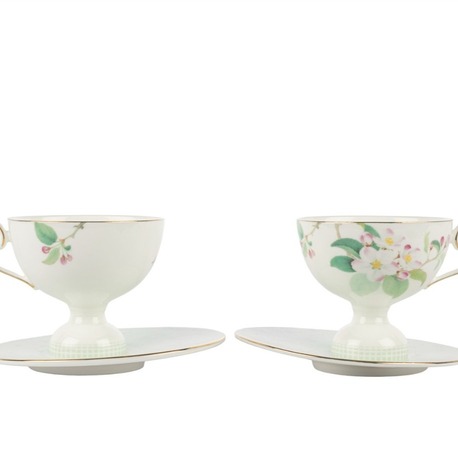 P367.132337 Mint Petal 2li Kahve Fincan Seti 90cc Mutfak > Butik Porselen