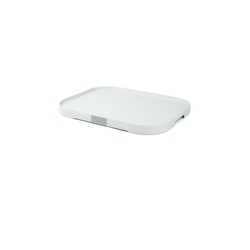 M-E71-01 Servis Mutfak Tepsi Beyaz Plastik 40x30cm Dikey Saklanabilir 1 Adet