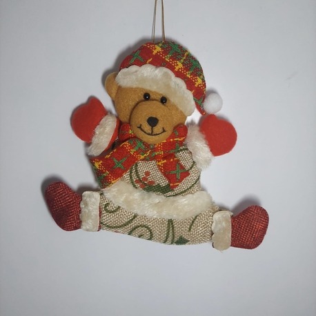 C161616112025 Kumaş noel kapı- PENCERE süsü 15 cm 1 ADET