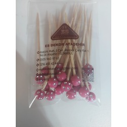 PNKURDSET El Yapım Kokteyl Meyve Lokum Kanepe Davet Etkinlik Süslü Kürdan Set 1 Paket