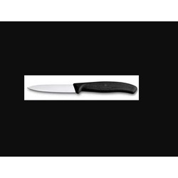 VT 6.7603 Victorinox Mutfak SwissClassic 8cm Soyma Bıçağı Siyah Sivri Uçlu 194mm
