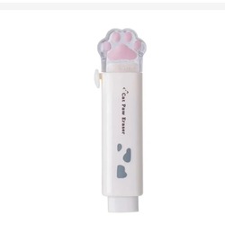 SİL-TG103 Giftpoint Pati Silgi PVC Kırtasiye Hediyelik Gift Kedi Pençe Beyaz 1 Adet