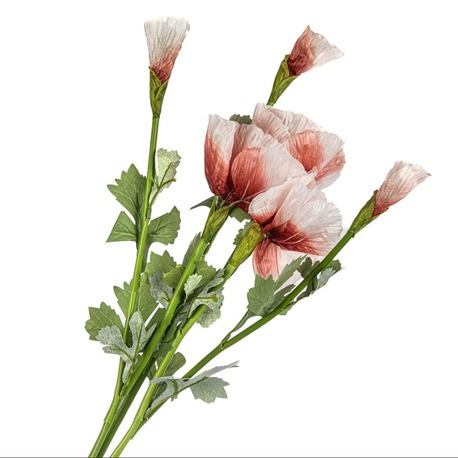 P358.374969 Beyaz Pembe Yapay Çiçek 90cm Dekorasyon