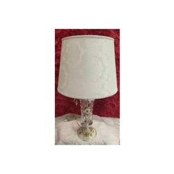 PR05-1085 Gümüş Kapidemonteli Abajur İtalyan 70cm