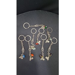 A46338281 Metal Vespa Motosiklet Kuru Kafa Cam Nazar Boncuklu Anahtarlık Mix 1 Adet