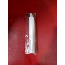C2045991 Hediyelik Ofis Beyaz Renk Gerçek Mum Hobi Dekor 13cm 1 Adet