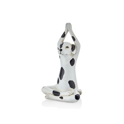 1QD-SD-45C Yoga Dog 11,3x8,5x19,8cm Dekoratif Köpek Dalmaçyalı Oturmuş 1 Adet