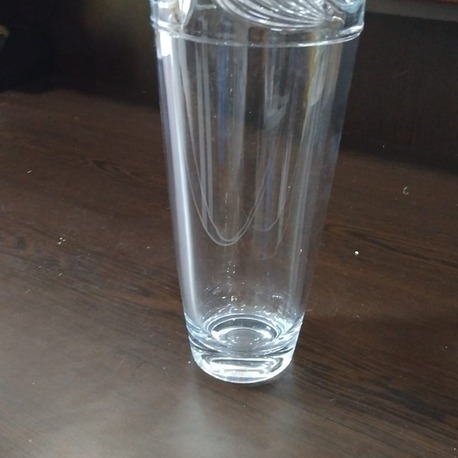 184115042026 Bohemia kristal vazo H.25,5 cm Alt çap..6 cm üst çap.11 cm