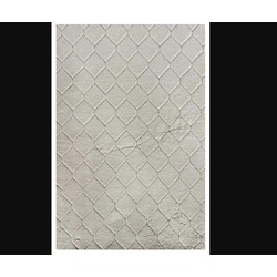 CD010 Tüylü Desenli Yumuşak Halı Comfort Diamond No:2 Bej 75x110cm Avantajlı Silinebilir 1 Adet