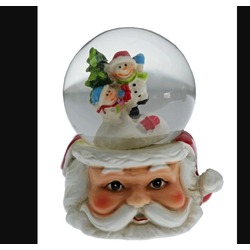 AGP-2404 Gift Point Snowball 65 Mm Kar Küresi Biblo Yılbaşı Noel Baba Kardan Adam 1 Adet