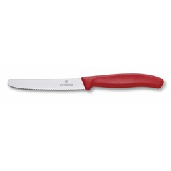 VT 6.7831 Victorinox Mutfak SwissClassic 11cm Domates & Sosis Bıçağı Kırmızı