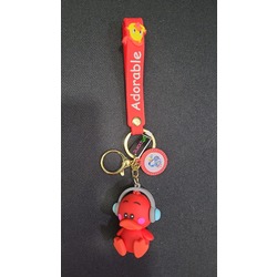 9EGP-2724 Gift Point Animal Anahtarlık Hediyelik Silikon Çanta Aksesuarı Adorable 1 Adet