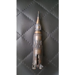 A1904496 Uzay Mekik Roket Metal Kalemtıraş Kalemtraş 13cm Cosmo Isle Hakui 1 Adet