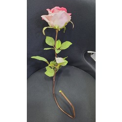 224-065A/PR Yapay Çiçek 52cm Ecquador Rose W/3 Set Of Leaves 1 Adet